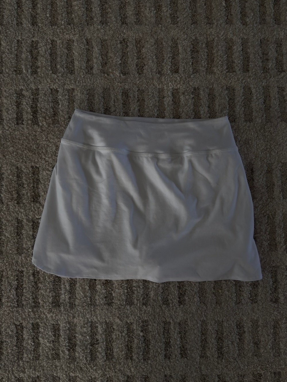 Beyond Yoga White Spacedye Skirt